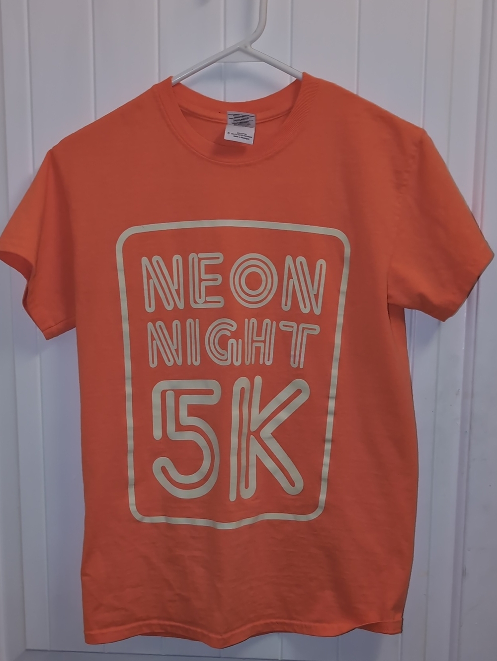 Gildan Orange Neon Night 5K Graphic Tee